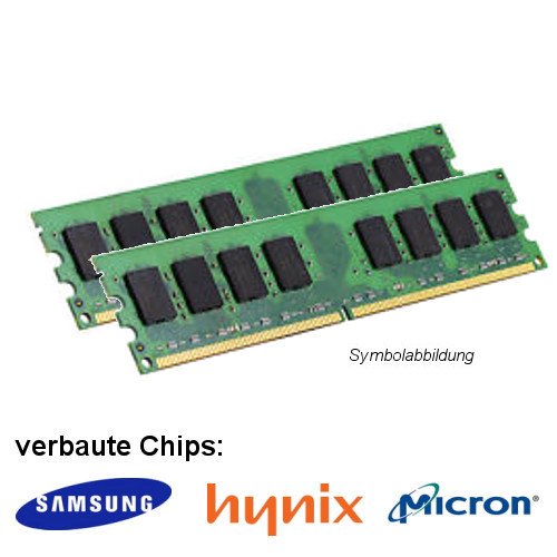 SiQuell 4GB Dual Channel Kit (2X 2GB) für Dell OptiPlex 760 Ultra Small Form Factor USFF DDR2 (PC2 6400U) Dimm Unbuffered Arbeitsspeicher von SiQuell