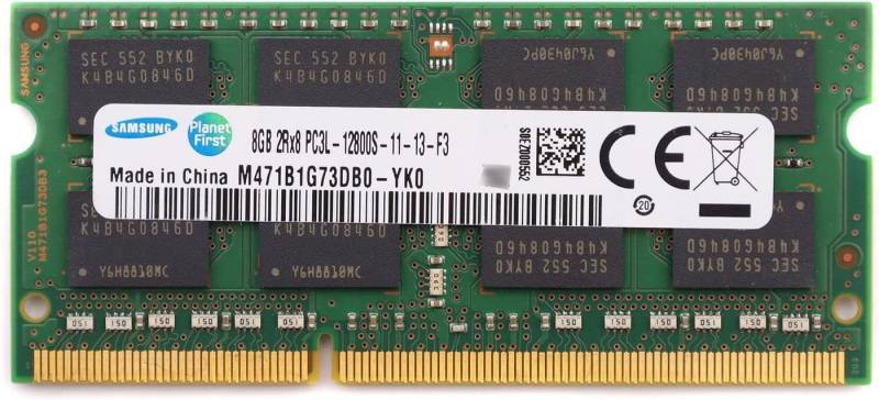 SiQuell Samsung 8GB DDR3 1600MHz PC3L 12800S SO Dimm Notebook Arbeitsspeicher Laptop-Arbeitsspeicher von SiQuell