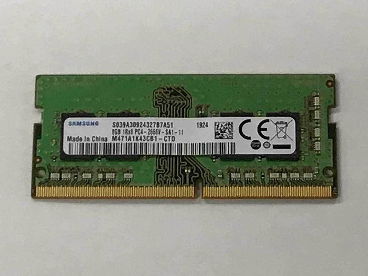 SiQuell Samsung M471A1K43CB1-CTD, 8GB, DDR4, 2666MHz, 260 Pin, SO-DIMM Arbeitsspeicher von SiQuell