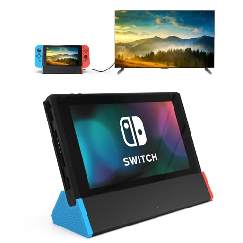 SiWiQU Switch Docking Station Kompatibel für Nintendo SwitchOLED, TV Dock mit 4K HDMI Port Type-C 2xUSB Port, Ladestation Ständer Ersatz für offizielle SiWiQU Switch Docking Station Kompatibel für Nintendo SwitchOLED, TV Dock mit 4K HDMI Port Type-C 2xUSB Port, Ladestation Ständer Ersatz für offizielle von SiWiQU