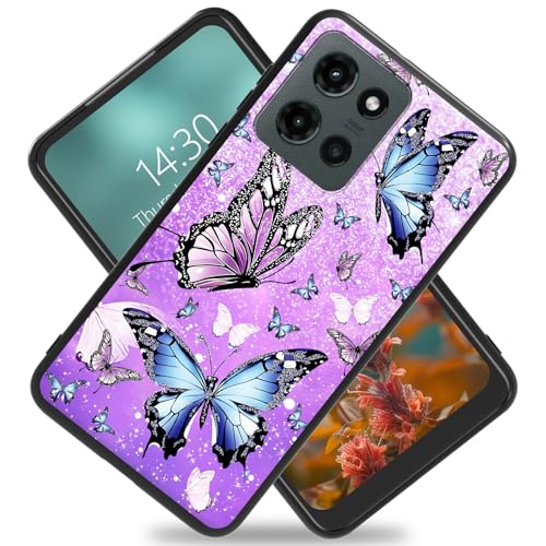 Schutzhülle für Motorola Moto G 5G 2025, weiches TPU, ultradünn, kratzfest und fingerabdruckfest, schlankes Design für maximalen Schutz, Schutzhülle für Moto G 5G 2025, Schmetterlinge lila Schutzhülle für Motorola Moto G 5G 2025, weiches TPU, ultradünn, kratzfest und fingerabdruckfest, schlankes Design für maximalen Schutz, Schutzhülle für Moto G 5G 2025, Schmetterlinge lila von SichKards