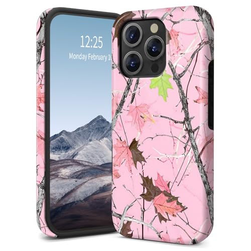 SichKards Dünne, zweilagige Hybrid-Schutzhülle für iPhone 16 Pro, ultra-schützende PC-Hartschale + weiche Silikonhülle, stoßfest, kratzfest, Anti-Vergilbungs-Design, Camouflage-Pink SichKards Dünne, zweilagige Hybrid-Schutzhülle für iPhone 16 Pro, ultra-schützende PC-Hartschale + weiche Silikonhülle, stoßfest, kratzfest, Anti-Vergilbungs-Design, Camouflage-Pink von SichKards