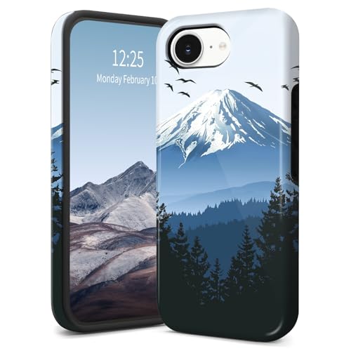 SichKards Dünne, zweilagige Hybrid-Schutzhülle für iPhone 16E, ultra-schützende PC-Hartschale + weiche Silikonhülle, stoßfest, kratzfest, Anti-Vergilbungs-Design, Schneebergblau SichKards Dünne, zweilagige Hybrid-Schutzhülle für iPhone 16E, ultra-schützende PC-Hartschale + weiche Silikonhülle, stoßfest, kratzfest, Anti-Vergilbungs-Design, Schneebergblau von SichKards