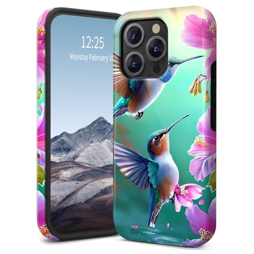 SichKards Dünne zweilagige Hybrid-Schutzhülle für iPhone 16 Pro, ultra-schützende PC-Hartschale + weiche Silikonhülle, stoßfest, kratzfest, Anti-Vergilbungs-Design, blauer Kolibri SichKards Dünne zweilagige Hybrid-Schutzhülle für iPhone 16 Pro, ultra-schützende PC-Hartschale + weiche Silikonhülle, stoßfest, kratzfest, Anti-Vergilbungs-Design, blauer Kolibri von SichKards