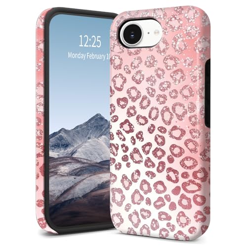 SichKards Dünne zweilagige Hybrid-Schutzhülle für iPhone 16E, ultra-schützende PC-Hartschale + weiche Silikonhülle, stoßfest, kratzfest, Anti-Vergilbungs-Design, rosa Leopardenmuster SichKards Dünne zweilagige Hybrid-Schutzhülle für iPhone 16E, ultra-schützende PC-Hartschale + weiche Silikonhülle, stoßfest, kratzfest, Anti-Vergilbungs-Design, rosa Leopardenmuster von SichKards