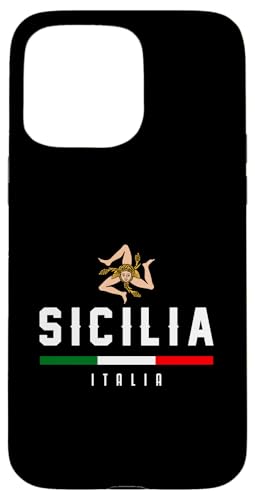 Hülle für iPhone 15 Pro Max Sizilien Flagge Sizilien Palermo Italien von Sicilia Sicily Italian Sicilian