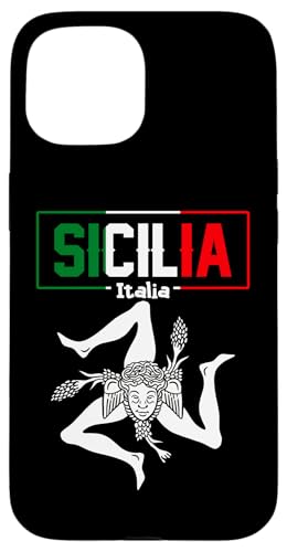 Hülle für iPhone 15 Sizilien Flagge Sizilien Palermo Italien Hülle für iPhone 15 Sizilien Flagge Sizilien Palermo Italien von Sicilia Sicily Italian Sicilian