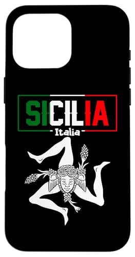 Hülle für iPhone 16 Pro Max Sizilien Flagge Sizilien Palermo Italien Hülle für iPhone 16 Pro Max Sizilien Flagge Sizilien Palermo Italien von Sicilia Sicily Italian Sicilian