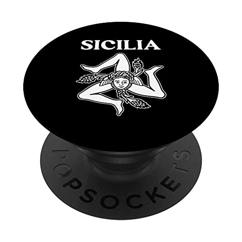 Sizilien Flagge Sizilien Palermo Italien PopSockets mit austauschbarem PopGrip Sizilien Flagge Sizilien Palermo Italien PopSockets mit austauschbarem PopGrip von Sicilia Sicily Italian Sicilian