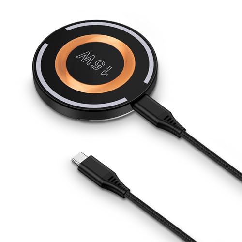 S24 Plus Wireless Schnellladegerät, 15W Magnetisches Ladegerät für Android Samsung Galaxy S24 Ultra S23 S22 S21 S20 Z Flip 5 Fold 5, Wireless Charging Pad für iPhone 15/14/13/12 Pro Max, Google Pixel S24 Plus Wireless Schnellladegerät, 15W Magnetisches Ladegerät für Android Samsung Galaxy S24 Ultra S23 S22 S21 S20 Z Flip 5 Fold 5, Wireless Charging Pad für iPhone 15/14/13/12 Pro Max, Google Pixel von Sicodo