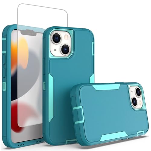 Sidande Handyhülle für iPhone 12 Mini Hülle mit gehärtetem Glas Displayschutz, militärischer Schutzstandard robust zweilagig Schutzhülle für Apple iPhone 12 Mini Türkis Mint Sidande Handyhülle für iPhone 12 Mini Hülle mit gehärtetem Glas Displayschutz, militärischer Schutzstandard robust zweilagig Schutzhülle für Apple iPhone 12 Mini Türkis Mint von Sidande