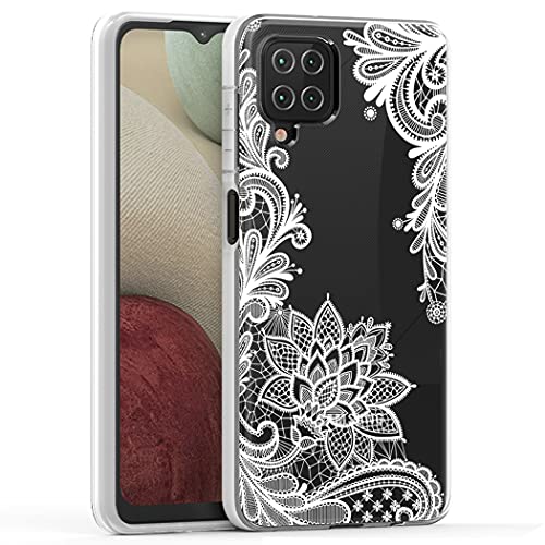 Sidande Hülle für Galaxy A12 5G/Samsung A12 5G Handyhülle für Mädchen Frauen, Transparentes Blumenmuster Soft Flexible TPU Slim Handy Schutzhülle für Samsung Galaxy A12 Mandala Sidande Hülle für Galaxy A12 5G/Samsung A12 5G Handyhülle für Mädchen Frauen, Transparentes Blumenmuster Soft Flexible TPU Slim Handy Schutzhülle für Samsung Galaxy A12 Mandala von Sidande