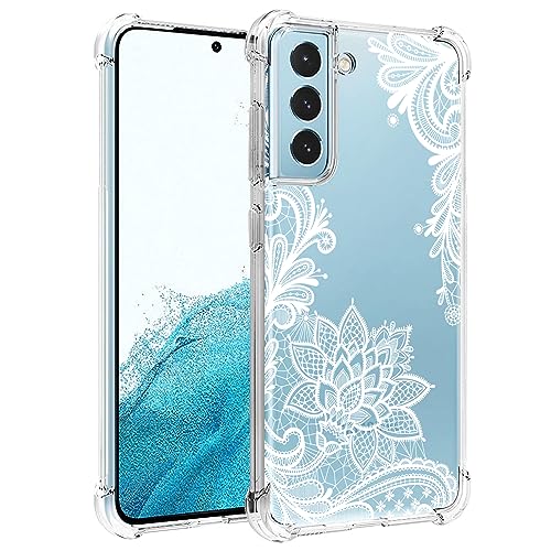 Sidande Hülle für Galaxy S22/Samsung S22 5G SM-S901U Handyhülle für Mädchen Frauen, Transparentes Blumenmuster Soft Flexible TPU Slim Handy Schutzhülle für Samsung Galaxy S22 5G Mandala Sidande Hülle für Galaxy S22/Samsung S22 5G SM-S901U Handyhülle für Mädchen Frauen, Transparentes Blumenmuster Soft Flexible TPU Slim Handy Schutzhülle für Samsung Galaxy S22 5G Mandala von Sidande