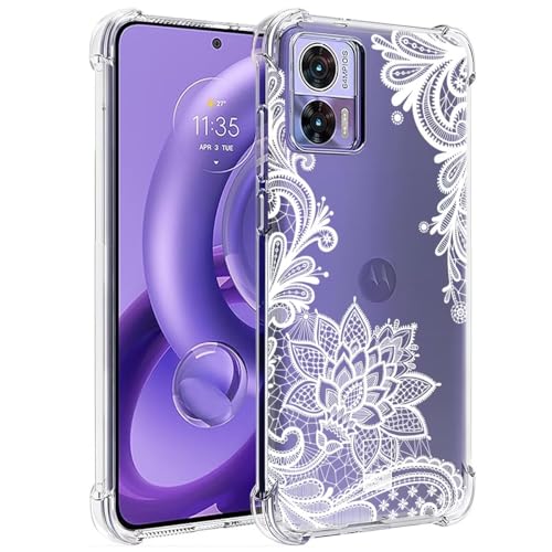 Sidande Hülle für Moto Edge 30 Neo 5G/Motorola Edge 30 Lite XT2245-1 Handyhülle für Mädchen Frauen, Transparentes Blumenmuster Soft Flexible TPU Slim Handy Schutzhülle für Motorola Edge 30 Neo Mandala Sidande Hülle für Moto Edge 30 Neo 5G/Motorola Edge 30 Lite XT2245-1 Handyhülle für Mädchen Frauen, Transparentes Blumenmuster Soft Flexible TPU Slim Handy Schutzhülle für Motorola Edge 30 Neo Mandala von Sidande