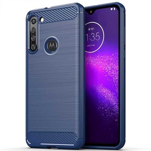 Sidande Hülle für Moto G8 Power/für Motorola G8 Power XT2041-1 hülle, Ultradünne Handyhülle mit stoßdämpfendem Carbon-Fiber-Design aus TPU Robuster Schutzhülle für Motorola Moto G8 Power Marineblau Sidande Hülle für Moto G8 Power/für Motorola G8 Power XT2041-1 hülle, Ultradünne Handyhülle mit stoßdämpfendem Carbon-Fiber-Design aus TPU Robuster Schutzhülle für Motorola Moto G8 Power Marineblau von Sidande