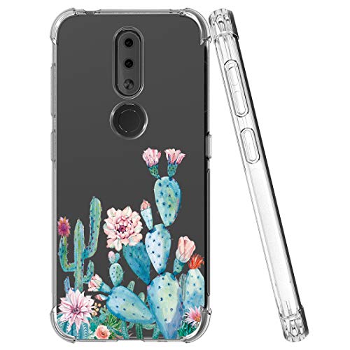 Sidande Hülle für Nokia 4.2 Handyhülle für Mädchen Frauen, Transparentes Blumenmuster Soft Flexible TPU Slim Handy Schutzhülle für Nokia 4.2 Kaktus Sidande Hülle für Nokia 4.2 Handyhülle für Mädchen Frauen, Transparentes Blumenmuster Soft Flexible TPU Slim Handy Schutzhülle für Nokia 4.2 Kaktus von Sidande