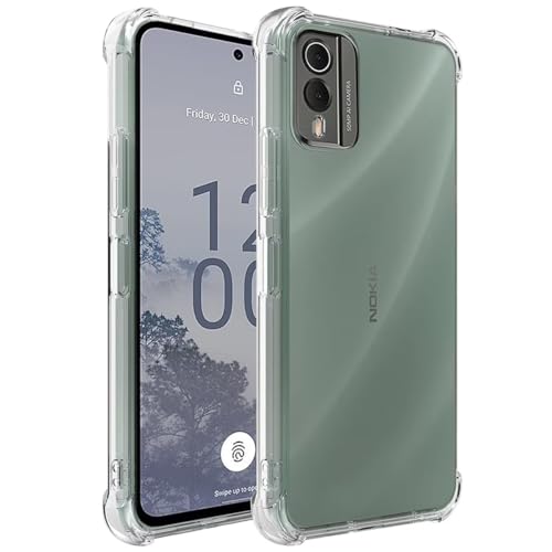 Sidande Handyhülle für Nokia X30 Hülle, Nokia X 30 5G TA-1450 Hülle für Mädchen Frauen, Transparente weiche Flexible TPU Slim Handy-Schutzhülle für Nokia X30 Kristallklare Sidande Handyhülle für Nokia X30 Hülle, Nokia X 30 5G TA-1450 Hülle für Mädchen Frauen, Transparente weiche Flexible TPU Slim Handy-Schutzhülle für Nokia X30 Kristallklare von Sidande