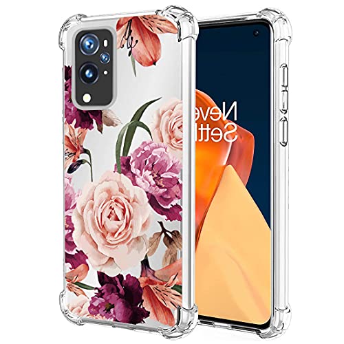 Sidande Hülle für OnePlus 9 Pro Handyhülle für Mädchen Frauen, Transparentes Blumenmuster Soft Flexible TPU Slim Handy Schutzhülle für OnePlus 9 Pro Lila Blume Sidande Hülle für OnePlus 9 Pro Handyhülle für Mädchen Frauen, Transparentes Blumenmuster Soft Flexible TPU Slim Handy Schutzhülle für OnePlus 9 Pro Lila Blume von Sidande
