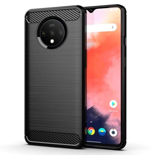 Sidande Hülle für Oneplus 7T, HD1907 hülle, Ultradünne Handyhülle mit stoßdämpfendem Carbon-Fiber-Design aus TPU-Gummi Robuster Schutzhülle für Oneplus 7T Sidande Hülle für Oneplus 7T, HD1907 hülle, Ultradünne Handyhülle mit stoßdämpfendem Carbon-Fiber-Design aus TPU-Gummi Robuster Schutzhülle für Oneplus 7T von Sidande
