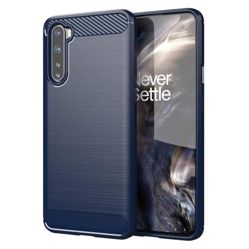 Sidande Hülle für Oneplus Nord 5G AC2001 AC2003 hülle, Ultradünne Handyhülle mit stoßdämpfendem Carbon-Fiber-Design aus TPU-Gummi Robuster Schutzhülle für Oneplus Nord 5G Marineblau Sidande Hülle für Oneplus Nord 5G AC2001 AC2003 hülle, Ultradünne Handyhülle mit stoßdämpfendem Carbon-Fiber-Design aus TPU-Gummi Robuster Schutzhülle für Oneplus Nord 5G Marineblau von Sidande