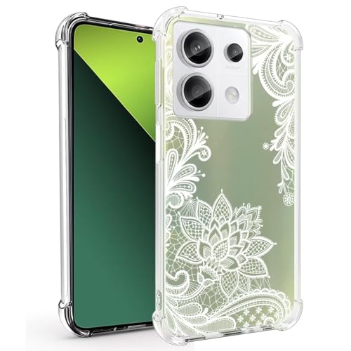 Sidande Hülle für Redmi Note 13 4G/23129RAA4G Handyhülle für Mädchen Frauen, Transparentes Blumenmuster Soft Flexible TPU Slim Handy Schutzhülle für Xiaomi Redmi Note 13 4G Mandala Sidande Hülle für Redmi Note 13 4G/23129RAA4G Handyhülle für Mädchen Frauen, Transparentes Blumenmuster Soft Flexible TPU Slim Handy Schutzhülle für Xiaomi Redmi Note 13 4G Mandala von Sidande