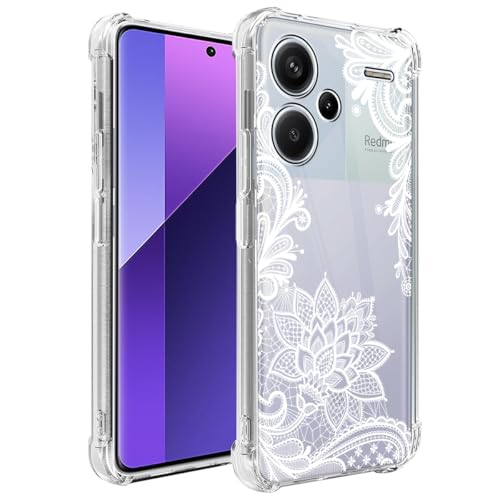 Sidande Hülle für Redmi Note 13 Pro Plus 5G Handyhülle für Mädchen Frauen, Transparentes Blumenmuster Soft Flexible TPU Slim Handy Schutzhülle für Xiaomi Redmi Note 13 Pro+ 5G Mandala Sidande Hülle für Redmi Note 13 Pro Plus 5G Handyhülle für Mädchen Frauen, Transparentes Blumenmuster Soft Flexible TPU Slim Handy Schutzhülle für Xiaomi Redmi Note 13 Pro+ 5G Mandala von Sidande