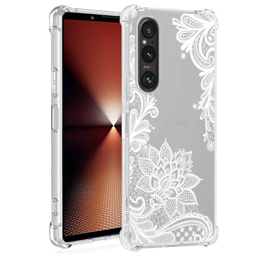 Sidande Hülle für Xperia 1 VI/Sony 1 VI Handyhülle für Mädchen Frauen, Transparentes Blumenmuster Soft Flexible TPU Slim Handy Schutzhülle für Sony Xperia 1 VI Mandala Sidande Hülle für Xperia 1 VI/Sony 1 VI Handyhülle für Mädchen Frauen, Transparentes Blumenmuster Soft Flexible TPU Slim Handy Schutzhülle für Sony Xperia 1 VI Mandala von Sidande