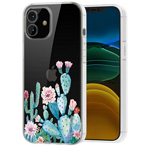 Sidande Hülle für iPhone 12 Mini Handyhülle für Mädchen Frauen, Transparentes Blumenmuster Soft Flexible TPU Slim Handy Schutzhülle für iPhone 12 Mini Kaktus Sidande Hülle für iPhone 12 Mini Handyhülle für Mädchen Frauen, Transparentes Blumenmuster Soft Flexible TPU Slim Handy Schutzhülle für iPhone 12 Mini Kaktus von Sidande