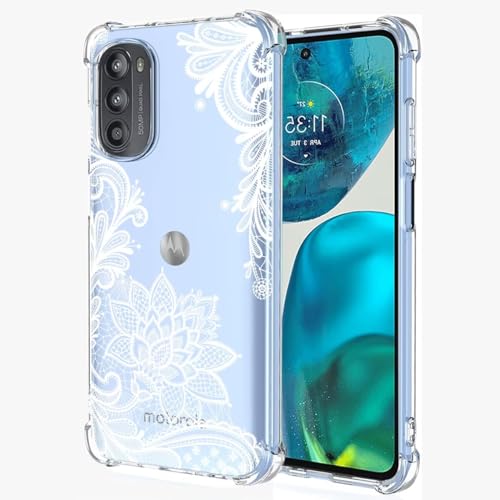 Sidande Hülle für Moto G52 4G/Moto G82 5G/Moto G71S 5G XT2221-1 Handyhülle für Mädchen Frauen, Transparentes Blumenmuster Soft Flexible TPU Slim Handy Schutzhülle für Motorola Moto G52 4G Mandala Sidande Hülle für Moto G52 4G/Moto G82 5G/Moto G71S 5G XT2221-1 Handyhülle für Mädchen Frauen, Transparentes Blumenmuster Soft Flexible TPU Slim Handy Schutzhülle für Motorola Moto G52 4G Mandala von Sidande