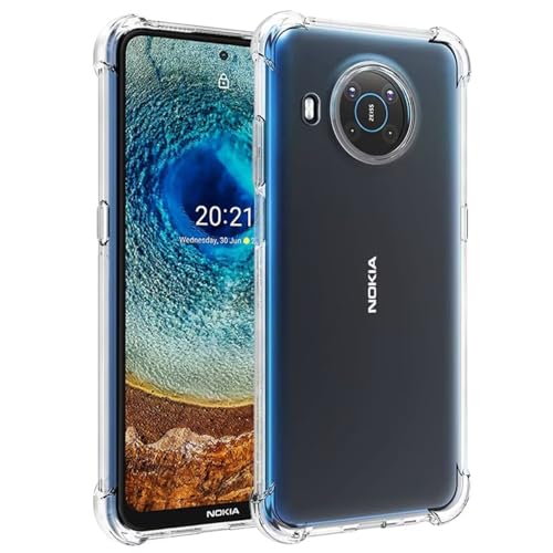 Sidande Handyhülle für Nokia X10 Hülle, Nokia X20 TA-1332 TA-1341 Hülle für Mädchen Frauen, Transparente weiche Flexible TPU Slim Handy-Schutzhülle für Nokia X10/X20 Kristallklare Sidande Handyhülle für Nokia X10 Hülle, Nokia X20 TA-1332 TA-1341 Hülle für Mädchen Frauen, Transparente weiche Flexible TPU Slim Handy-Schutzhülle für Nokia X10/X20 Kristallklare von Sidande