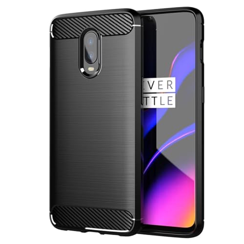 Sidande Hülle für Oneplus 6T hülle, A6010 hülle, Ultradünne Handyhülle mit stoßdämpfendem Carbon-Fiber-Design aus TPU-Gummi Robuster Schutzhülle für Oneplus 6T Schwarz Sidande Hülle für Oneplus 6T hülle, A6010 hülle, Ultradünne Handyhülle mit stoßdämpfendem Carbon-Fiber-Design aus TPU-Gummi Robuster Schutzhülle für Oneplus 6T Schwarz von Sidande