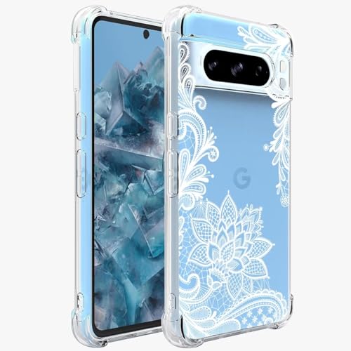 Sidande Hülle für Pixel 8 Pro/Google 8 Pro GC3VE Handyhülle für Mädchen Frauen, Transparentes Blumenmuster Soft Flexible TPU Slim Handy Schutzhülle für Google Pixel 8 Pro Mandala Sidande Hülle für Pixel 8 Pro/Google 8 Pro GC3VE Handyhülle für Mädchen Frauen, Transparentes Blumenmuster Soft Flexible TPU Slim Handy Schutzhülle für Google Pixel 8 Pro Mandala von Sidande