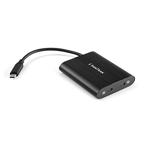 SideTrak USB-C-Hub-Adapter | kompatibel mit SideTrak Solo und Swivel Triple Screen Monitoren | nicht kompatibel mit Mac-Betriebssystemen | Aluminium USB Typ C mit Durchgangsleistung von SideTrak