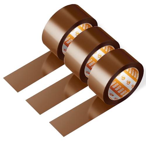 SIDI Packband, braunes Klebeband, Verpackungsband, Verpackungsband, Umzugs- und Versandband, braunes Verpackungsband, 36 mm x 120 m, 3 Stück SIDI Packband, braunes Klebeband, Verpackungsband, Verpackungsband, Umzugs- und Versandband, braunes Verpackungsband, 36 mm x 120 m, 3 Stück von Sidi Global Market