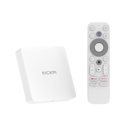 Google TV (4K) mit Sprachsuche, kompatibel mit Google Chromecast und Dolby Audio Android 11.0 TV Box 2GB RAM 32GB ROM Bluetooth5.0 Smart Box von Sidiwen