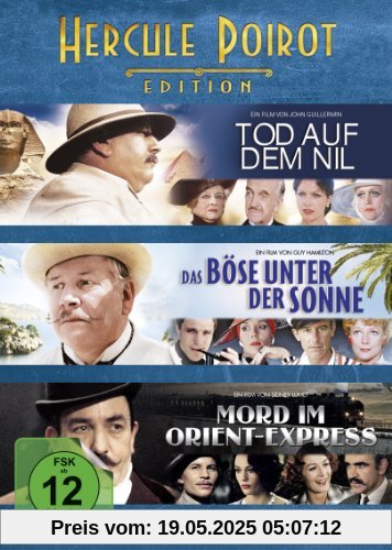 Hercule Poirot Edition:Tod auf dem Nil / Das Böse unter der Sonne / Mord im Orient Express [3 DVDs] von Sidney Lumet