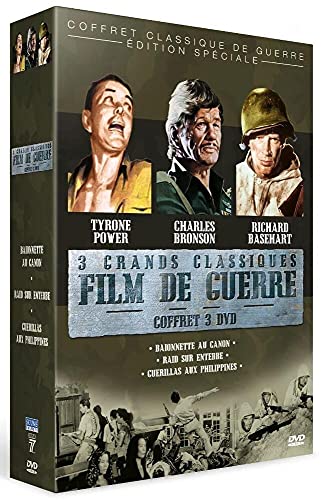 3 grand classiques films de guerre: Baïonnette au canon / Raid sur entebbe / Guérillas aux philippines [FR Import] von Sidonis Calysta