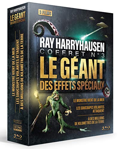 Ray harryhausen - coffret n° 3 : le monstre vient de la mer + les soucoupes volantes attaquent + à des millions de kilom [Blu-ray] [FR Import] von Sidonis Calysta
