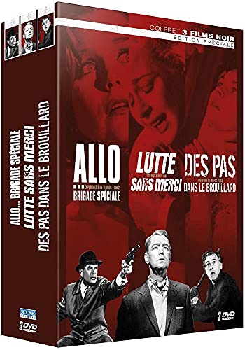 Coffret films noirs 3 films : lutte sans merci ; des pas dans le brouillard ; allô… brigade spéciale [FR Import] von Sidonis