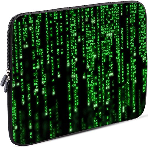 Sidorenko 11-11,6 Zoll Laptop Hülle - Laptoptasche kompatibel für MacBook/Chromebook aus Neopren, Grün, 42 Designs zur Auswahl von Sidorenko