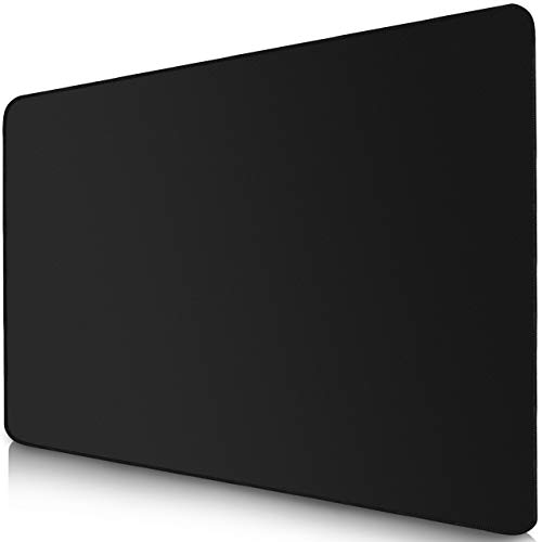 Sidorenko Gaming Mauspad - 280 x 200 mm - Vernähte Kanten - rutschfest - Mousepad mit Einer speziellen Oberfläche verbessert Geschwindigkeit und Präzision - schwarz von Sidorenko