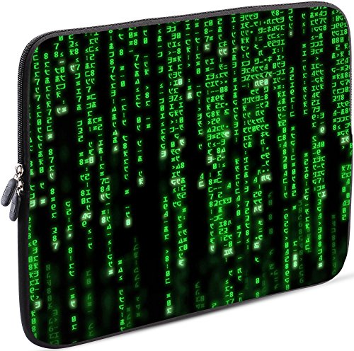 Sidorenko Laptop Tasche für 15-15,6 Zoll - Universal Notebooktasche Schutzhülle - Laptoptasche aus Neopren, PC Computer Hülle Sleeve Case Etui, Grün von Sidorenko
