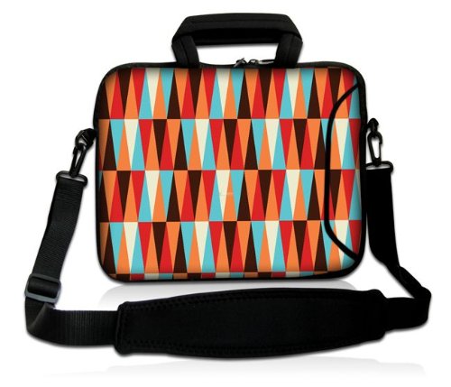 Sidorenko Notebooktasche mit Zubehörfach und Schultergurt für Größe 38 cm x 28 cm Laptops ( 15 - 15,6 Zoll ) neopren / Hülle / Laptop-Tasche / MacBook-Tasche / Computer-Tasche / Netbook-Tasche / Ultrabook-Tasche / Schutz-hülle von Sidorenko