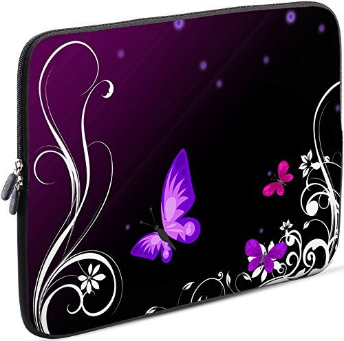 Sidorenko Tablet PC Tasche für 10-10.1 Zoll - Universal Tablet Schutzhülle - Hülle Sleeve Case Etui aus Neopren, Violett von Sidorenko