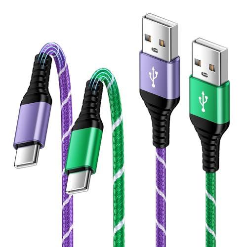 USB C Ladekabel,2 Stück 1.8M+0.9M Nylon USB A Auf USB C Samsung Handy Ladekabel Typ C Kabel Schnellladekabel für Samsung Galaxy S25 S24 Ultra S23 S22 S21 S20 A16 A15 A34 A35 A54 A55 Z Flip 6,iPhone 16 USB C Ladekabel,2 Stück 1.8M+0.9M Nylon USB A Auf USB C Samsung Handy Ladekabel Typ C Kabel Schnellladekabel für Samsung Galaxy S25 S24 Ultra S23 S22 S21 S20 A16 A15 A34 A35 A54 A55 Z Flip 6,iPhone 16 von Sidpro