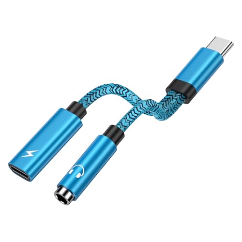 USB C Adapter Kopfhörer und Laden,2 in 1 Typ C auf 3,5mm Klinke Adapter Schnellladung für Samsung Galaxy A16 A15 A35 A54 A55 S25 S24+ S23FE S22 S21,USB C Klinke Adapter für iPhone 16 15 Pro Max,Google USB C Adapter Kopfhörer und Laden,2 in 1 Typ C auf 3,5mm Klinke Adapter Schnellladung für Samsung Galaxy A16 A15 A35 A54 A55 S25 S24+ S23FE S22 S21,USB C Klinke Adapter für iPhone 16 15 Pro Max,Google von Sidpro
