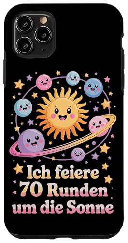 Ich Feiere 70 Runden Um Die Sonne Geburtstag Hülle für iPhone 11 Pro Max Ich Feiere 70 Runden Um Die Sonne Geburtstag Hülle für iPhone 11 Pro Max von Siebzig 70 Geburtstag Ich Feiere