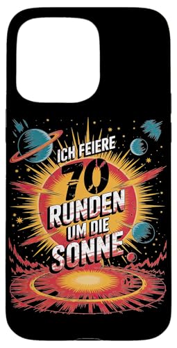 Ich Feiere 70 Runden Um Die Sonne Geburtstag Hülle für iPhone 15 Pro Max Ich Feiere 70 Runden Um Die Sonne Geburtstag Hülle für iPhone 15 Pro Max von Siebzig 70 Geburtstag Ich Feiere