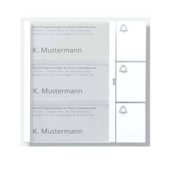 SIED Bus Tasten-Modul BTM650-03W 3fach alt Btm 650-3W 35736 SIED Bus Tasten-Modul BTM650-03W 3fach alt Btm 650-3W 35736 von Siedle & Söhne Telefon- und