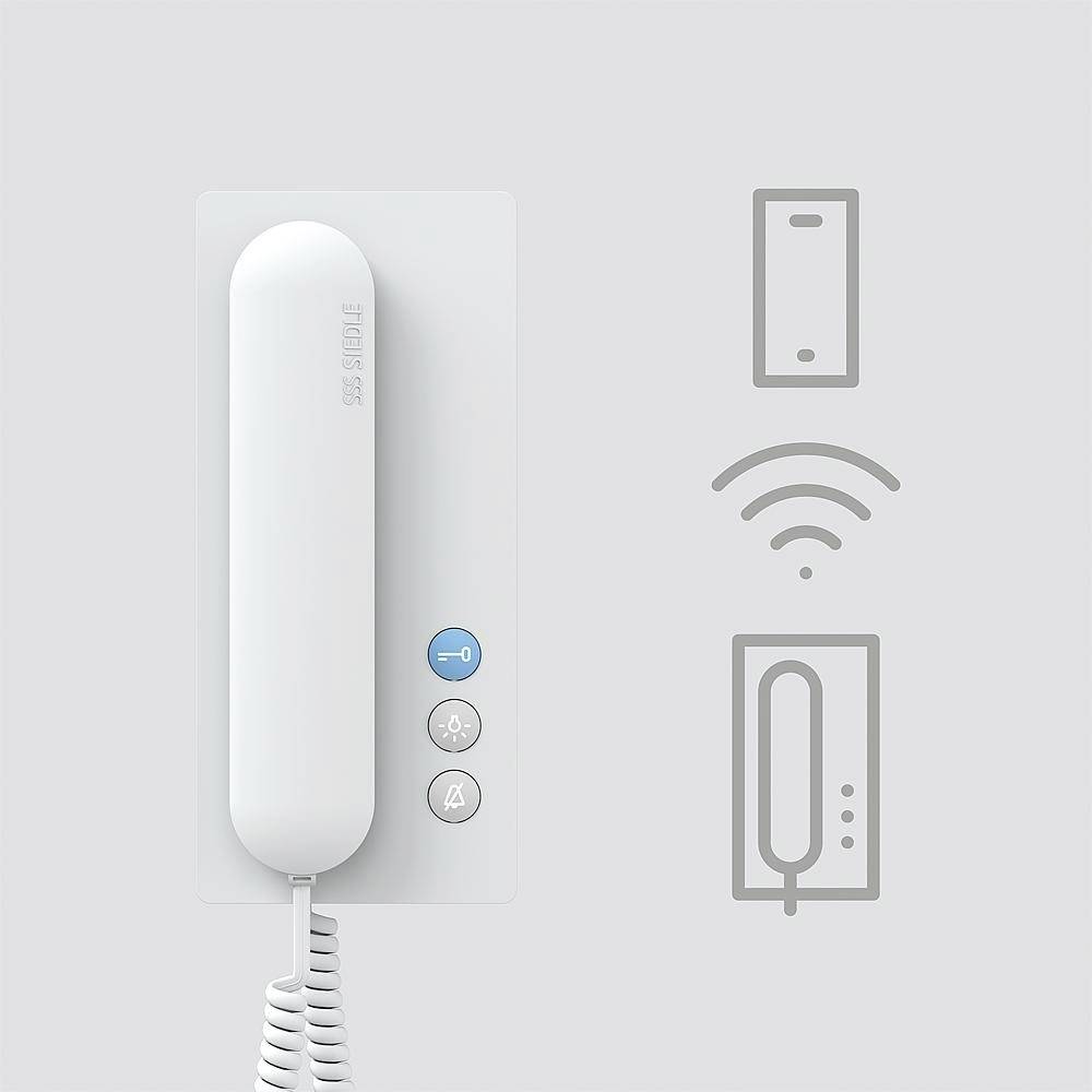 Siedle Haustelefon Weiss IQ BTS mit WLAN zur Anbindung an die Siedle App Siedle Haustelefon Weiss IQ BTS mit WLAN zur Anbindung an die Siedle App von Siedle & Söhne Telefon- und